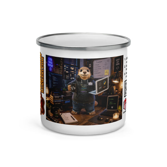 Murmari Programmierer Emaille-Tasse mit Augmented Reality – Hauptansicht