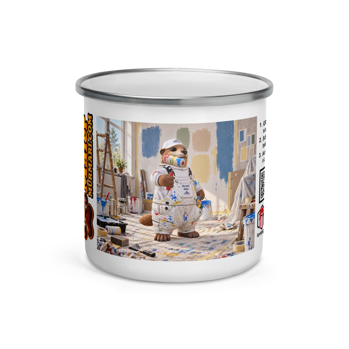 Murmari Maler Emaille-Tasse mit Augmented Reality – Hauptansicht