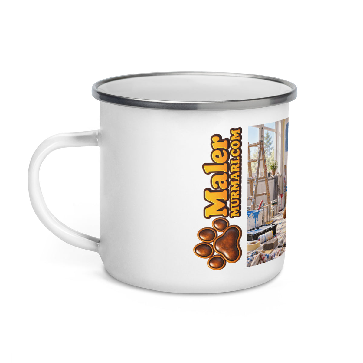 Maler Geschenk – Murmari Emaille-Tasse mit AR-Motiv