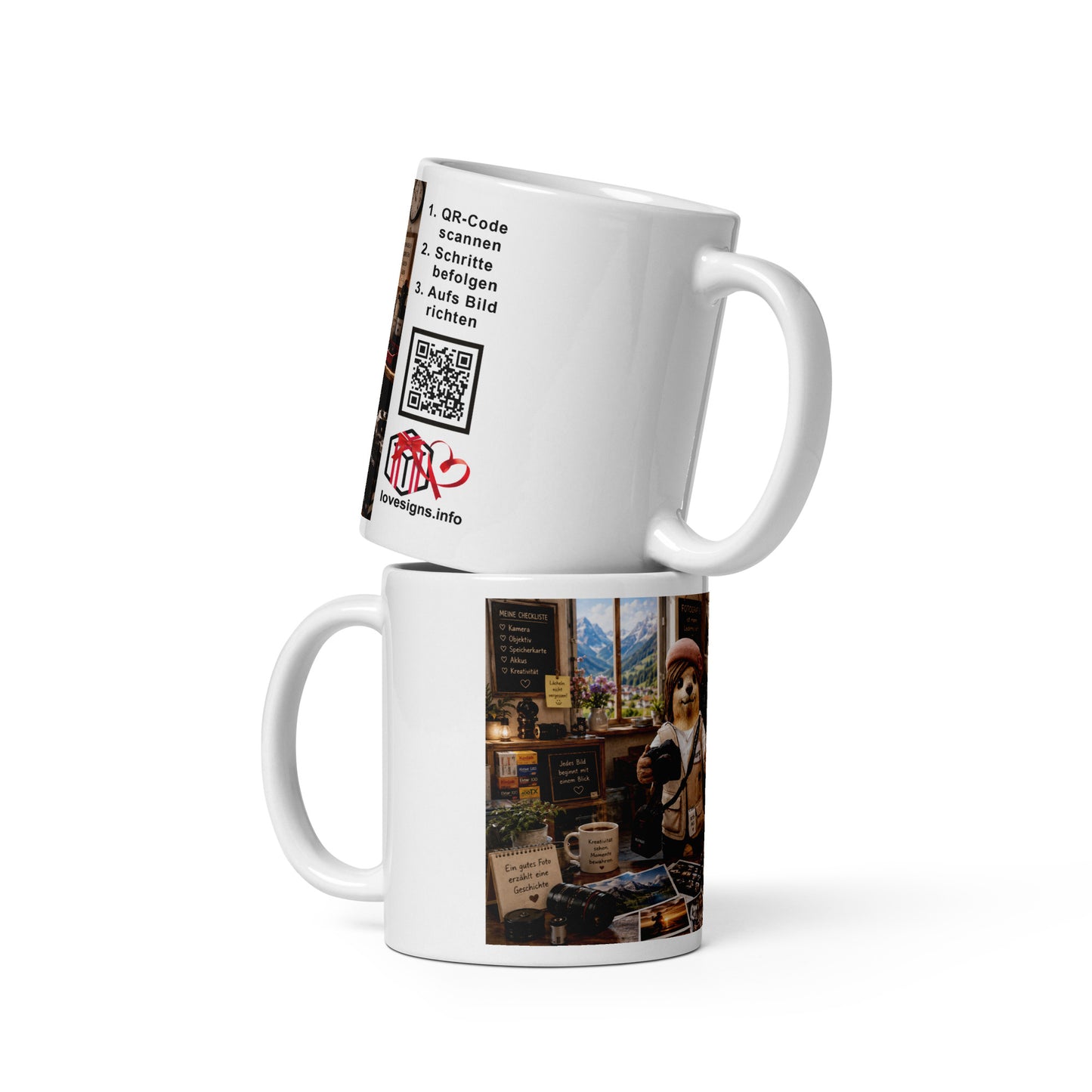 Murmari Fotografin Keramiktasse mit Augmented Reality – Hauptansicht