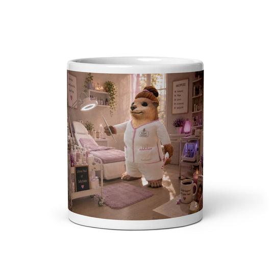 Murmari Kosmetikerin Keramik-Tasse mit Augmented Reality – Hauptansicht