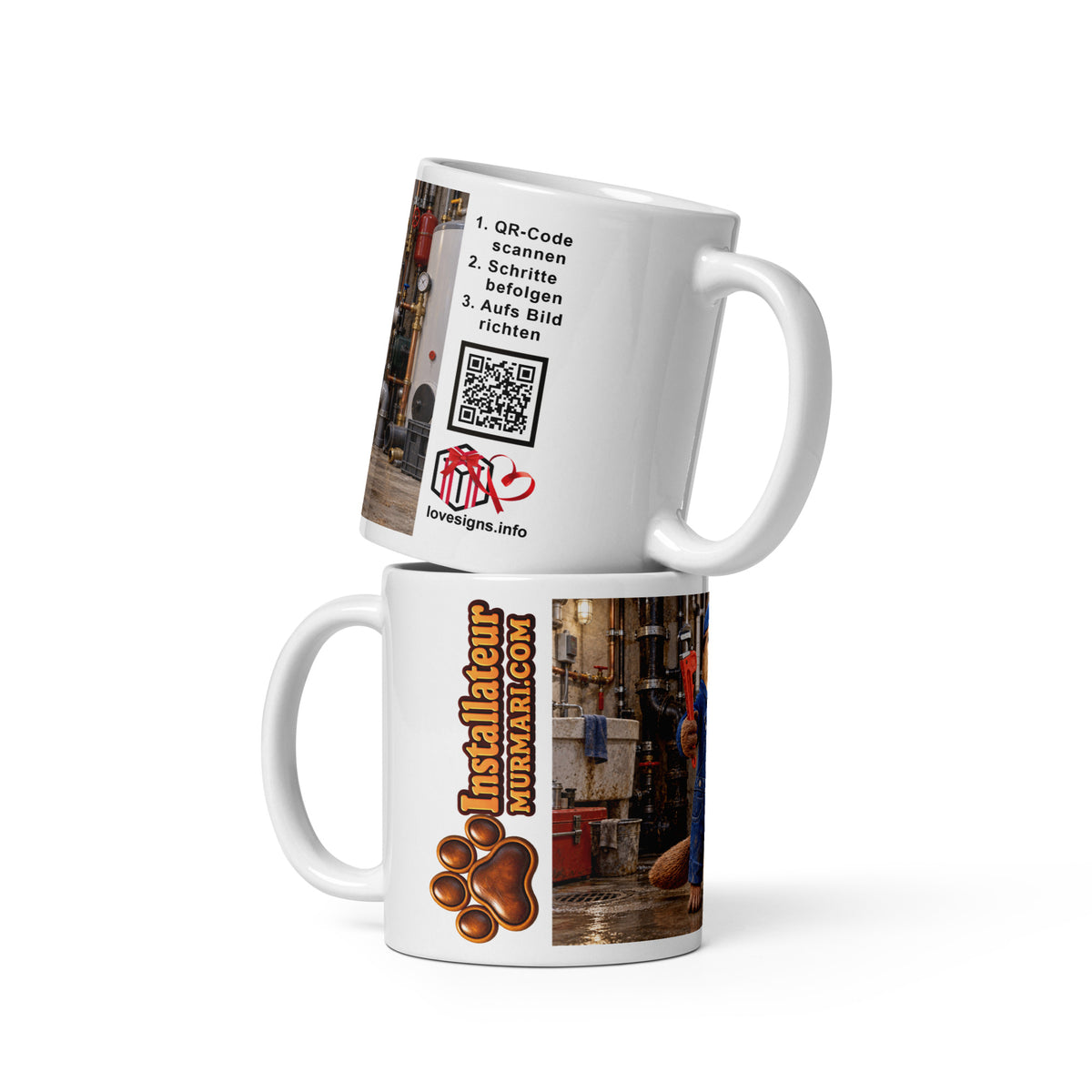 Murmari Installateur Keramiktasse mit Augmented Reality – Hauptansicht