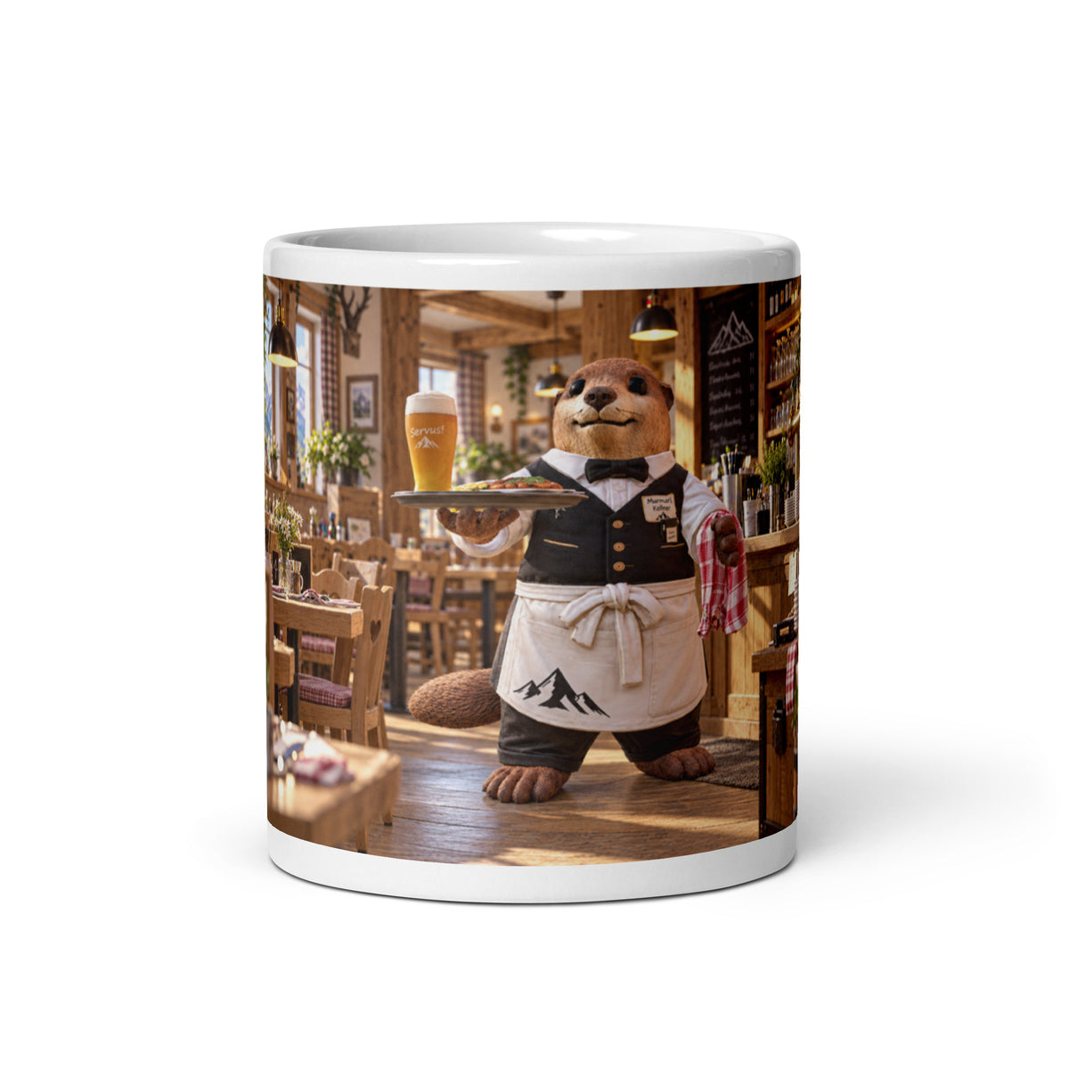 Murmari Kellner Keramiktasse mit Augmented Reality – Hauptansicht