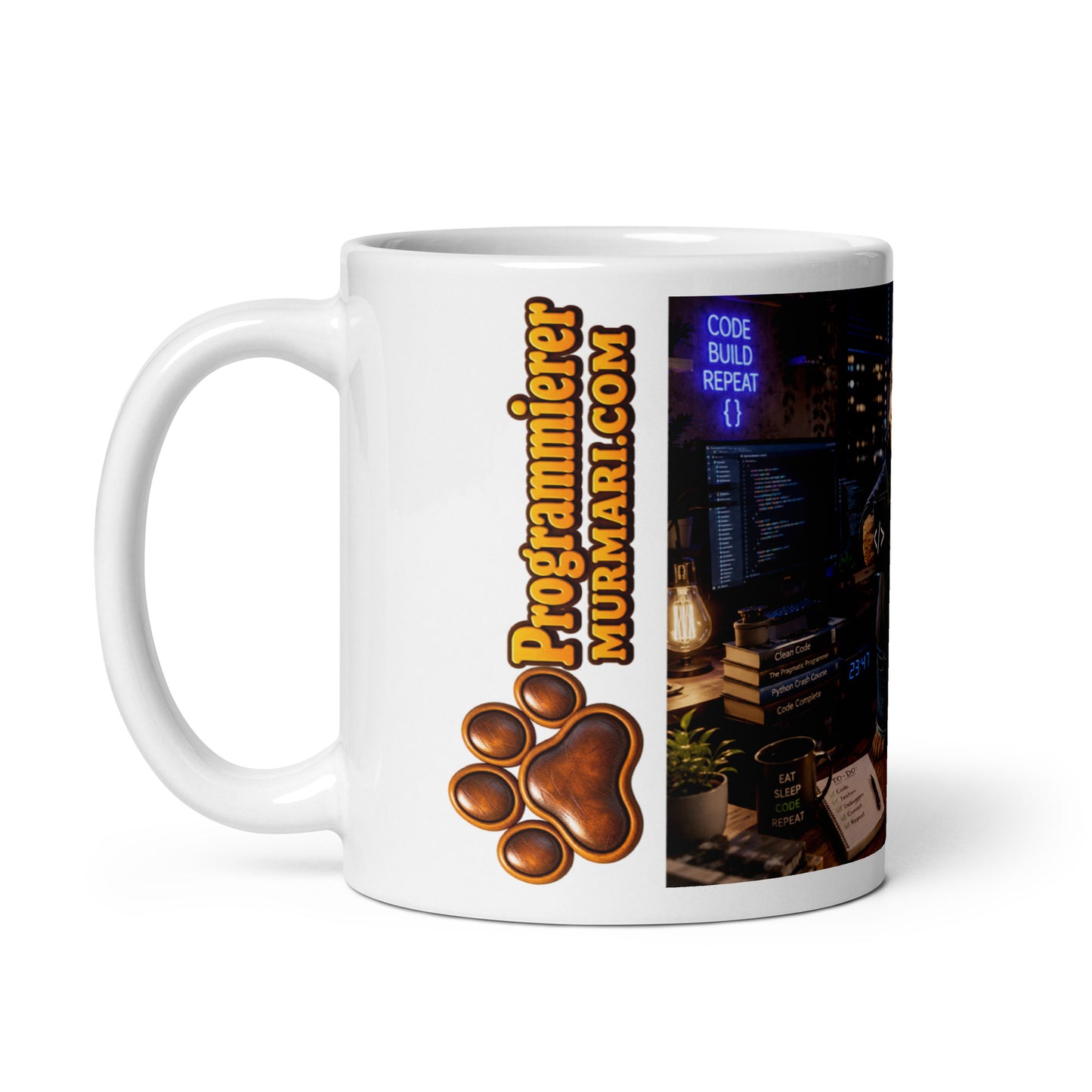 Programmierer Geschenk – Murmari Keramik-Tasse mit AR-Motiv