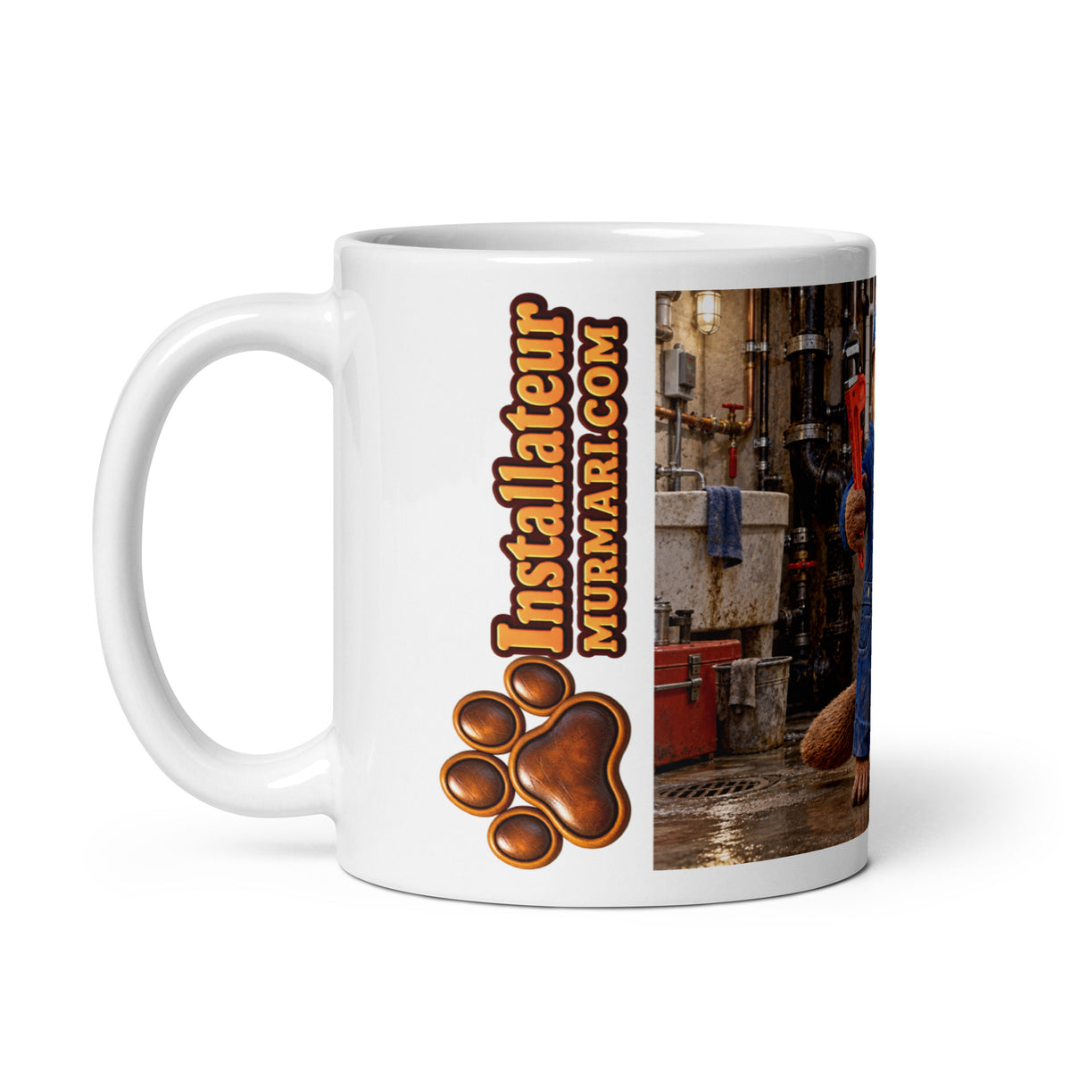 Installateur Geschenk – Murmari Keramiktasse mit AR-Motiv