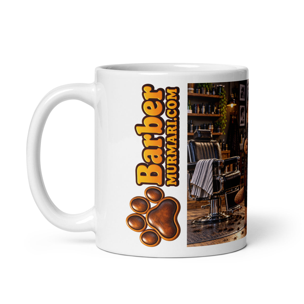 Barber Geschenk – Murmari Keramik-Tasse mit AR-Motiv
