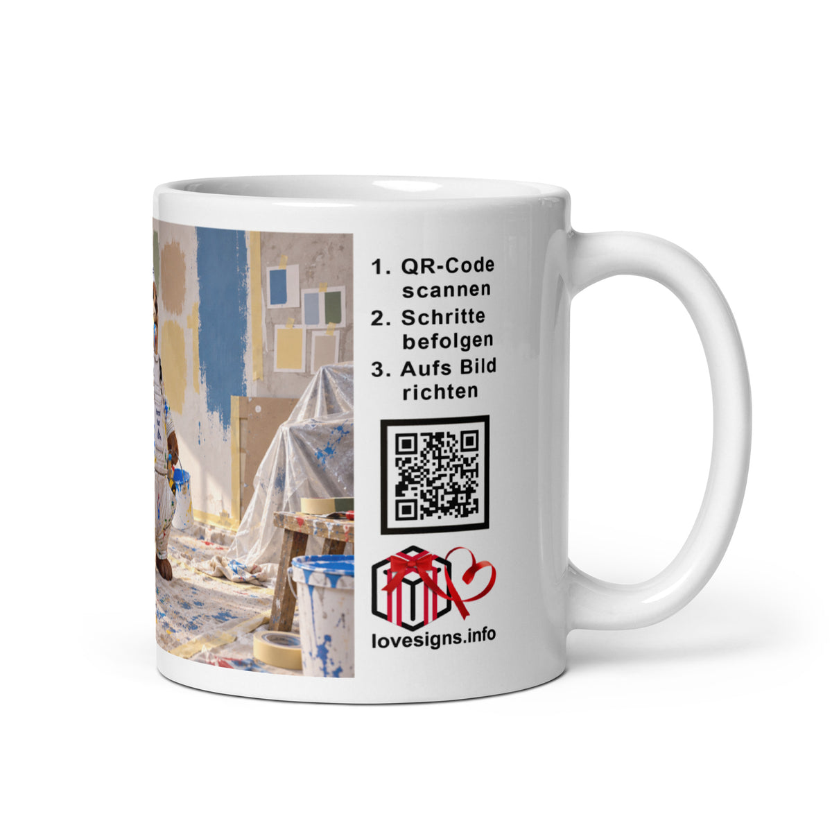 Murmari Maler AR-Keramik-Tasse mit QR-Code