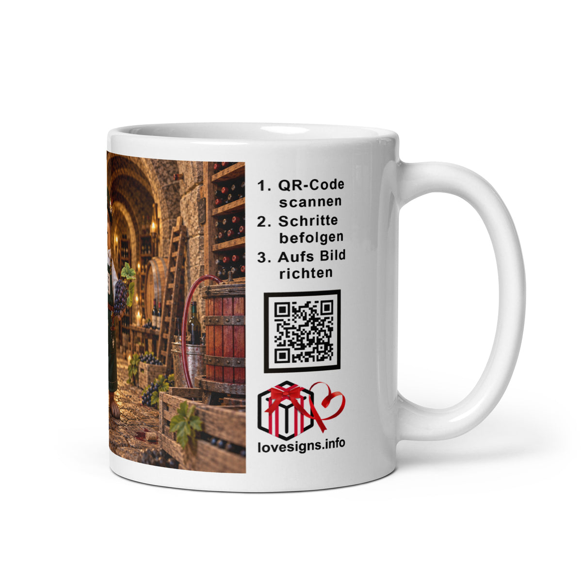 Murmari Winzer AR-Keramik-Tasse mit QR-Code