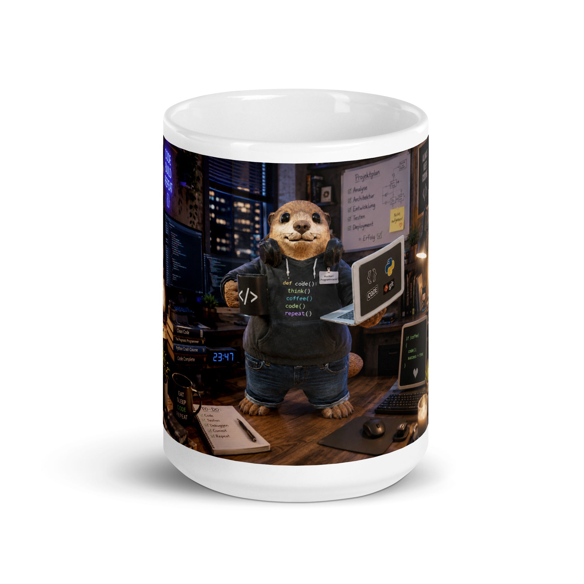 Murmari Programmierer Keramik-Tasse mit Augmented Reality – Hauptansicht