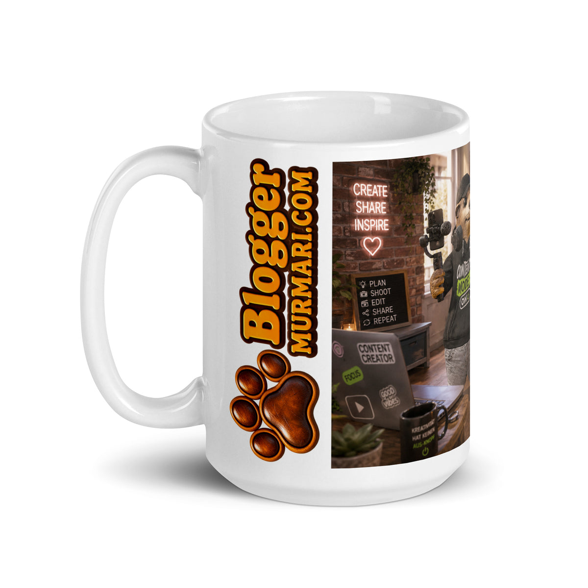 Blogger Geschenk – Murmari Keramik-Tasse mit AR-Motiv