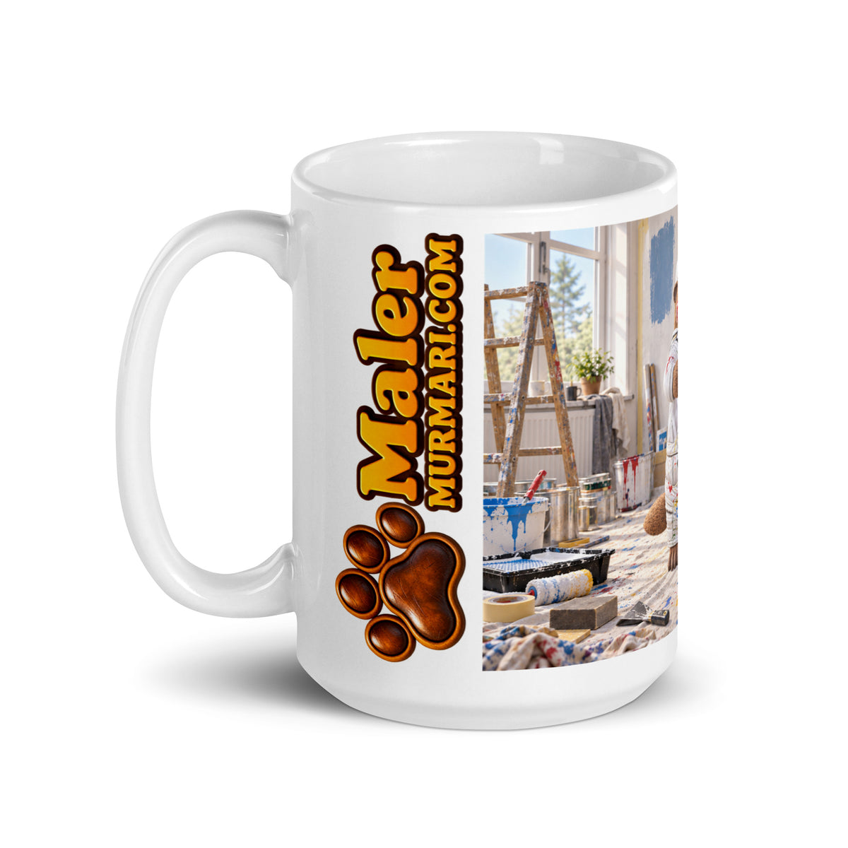 Maler Geschenk – Murmari Keramik-Tasse mit AR-Motiv