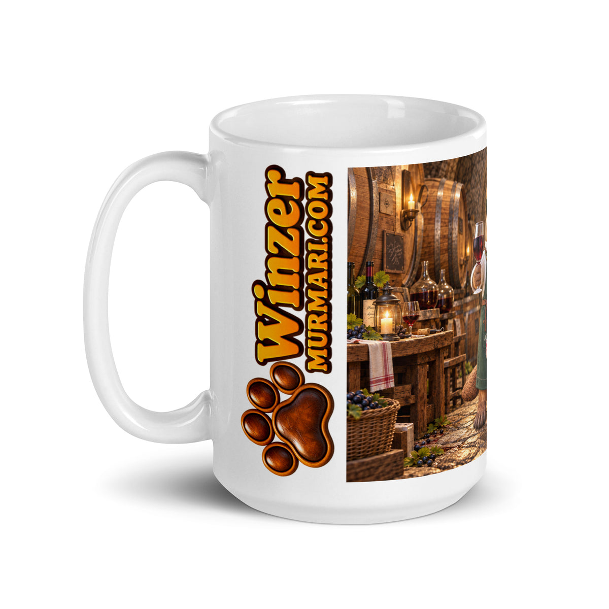 Winzer Geschenk – Murmari Keramik-Tasse mit AR-Motiv