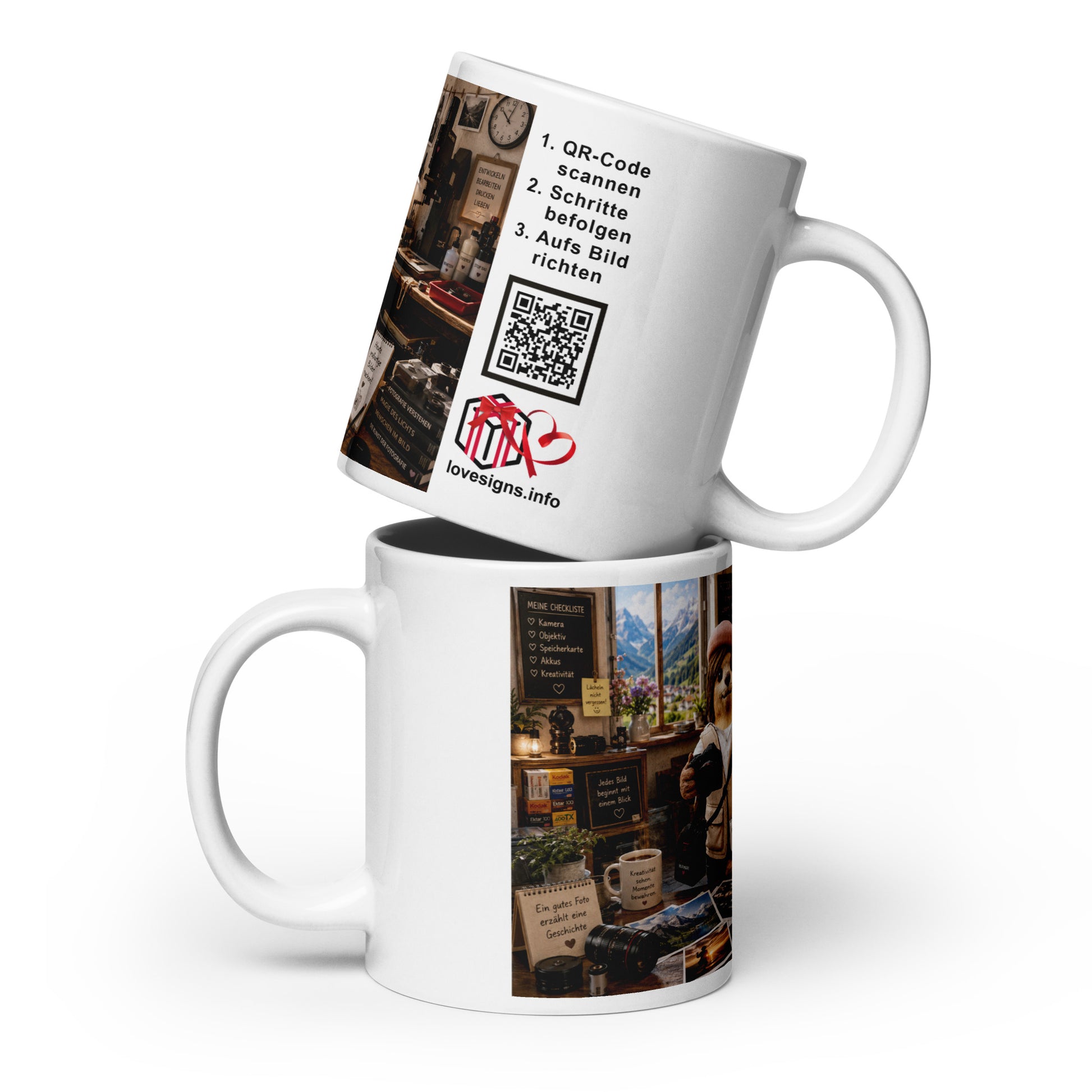 Murmari Fotografin Keramiktasse mit Augmented Reality – Hauptansicht