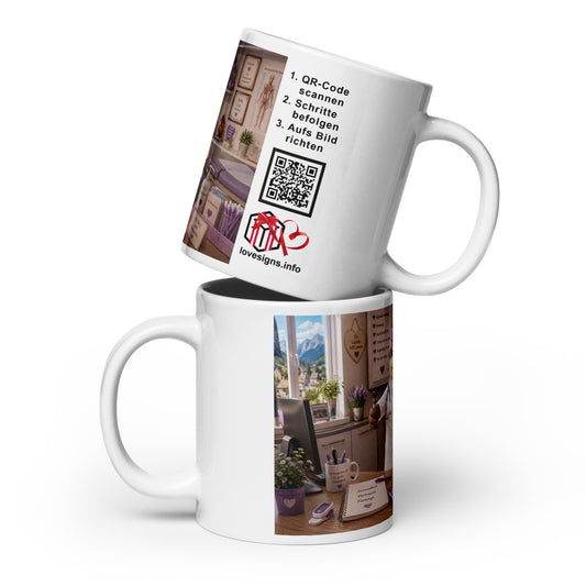 Murmari Ärztin Keramik-Tasse mit Augmented Reality – Hauptansicht
