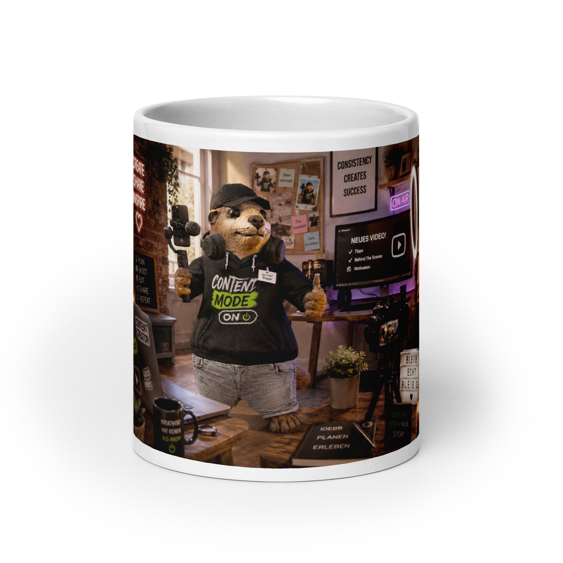 Murmari Blogger Keramik-Tasse mit Augmented Reality – Hauptansicht