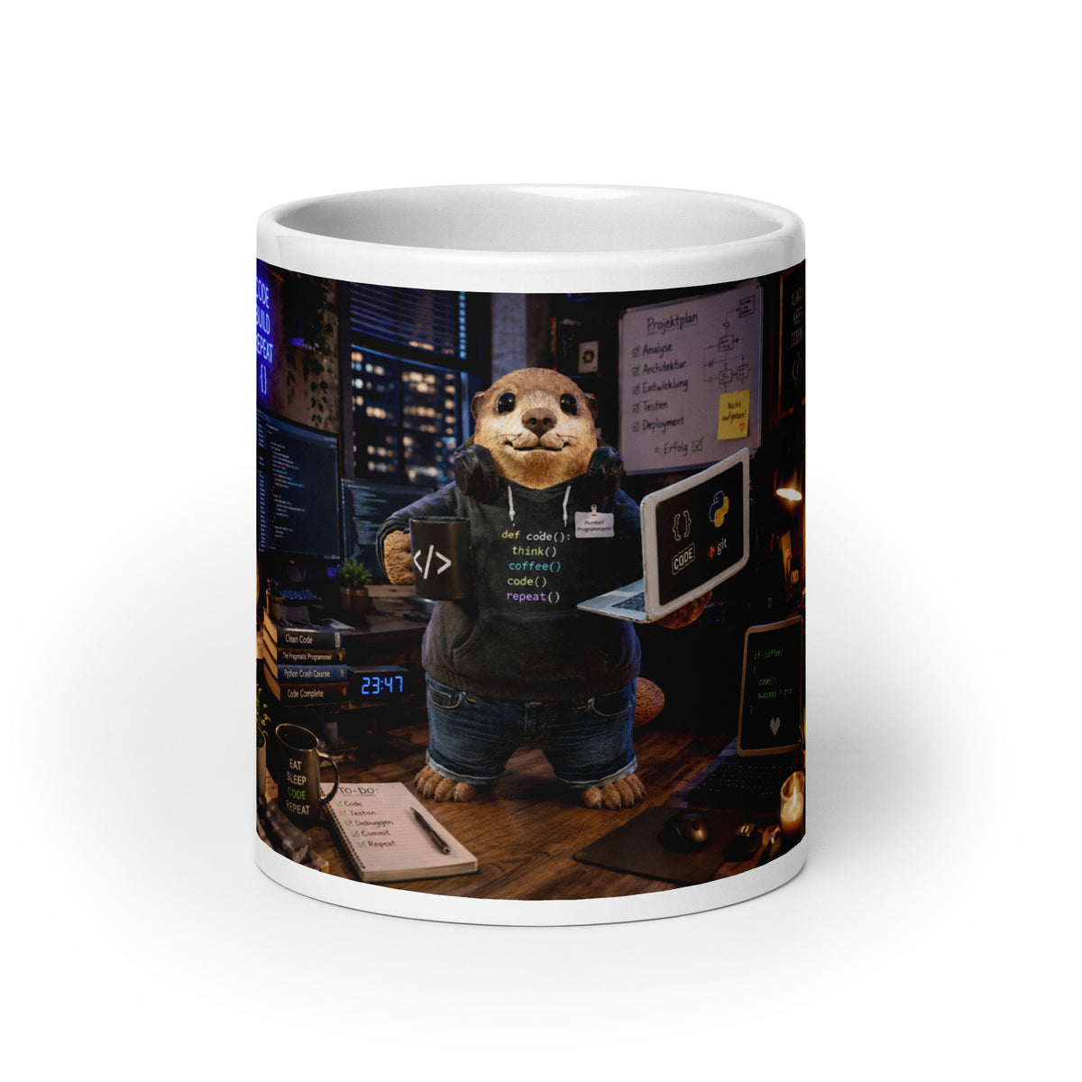 Murmari Programmierer Keramik-Tasse mit Augmented Reality – Hauptansicht