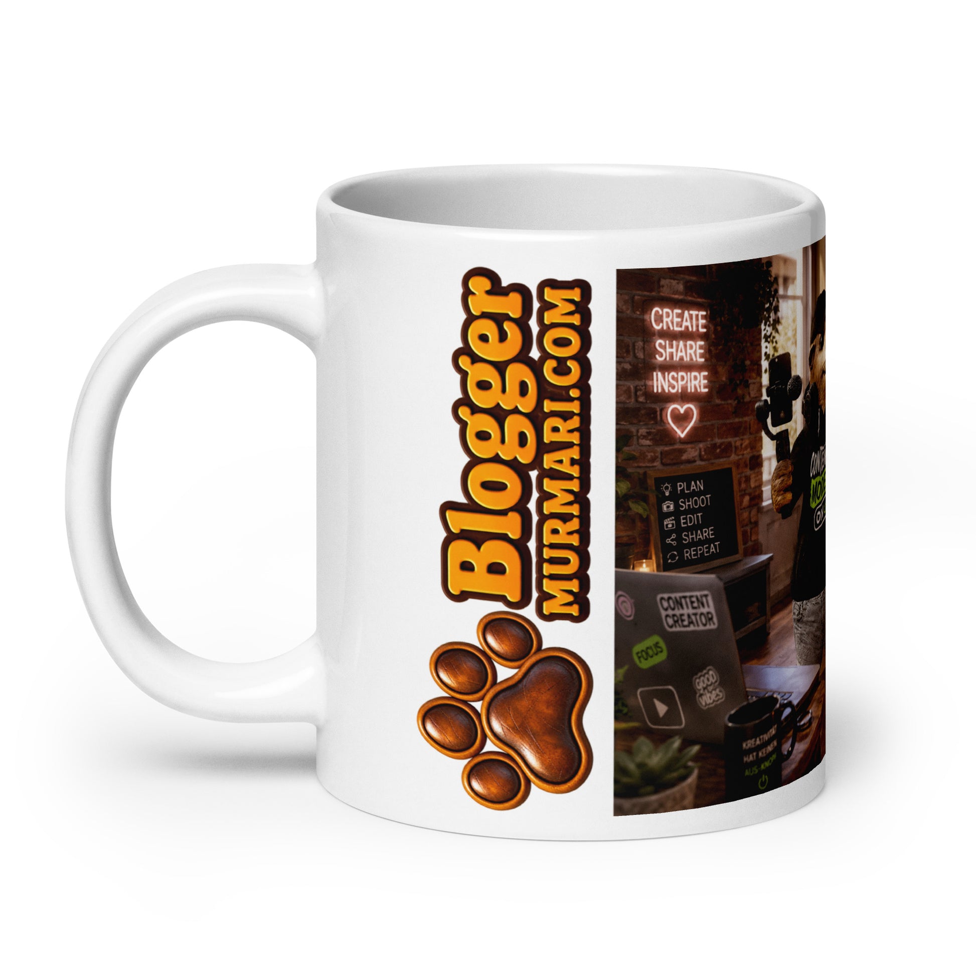 Blogger Geschenk – Murmari Keramik-Tasse mit AR-Motiv