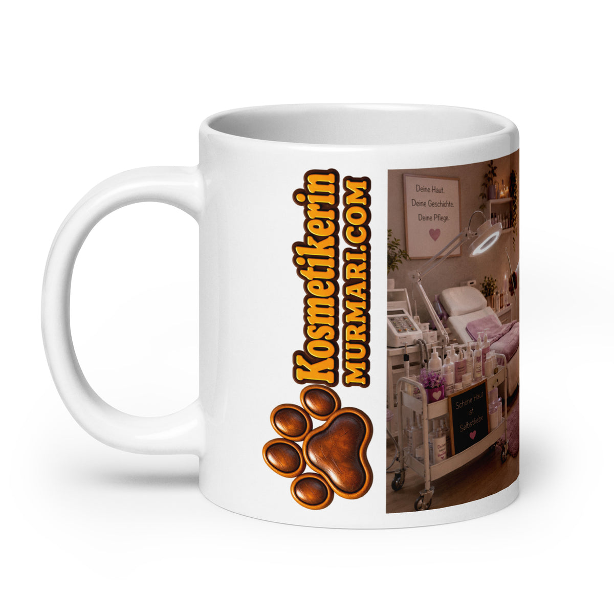 Kosmetikerin Geschenk – Murmari Keramik-Tasse mit AR-Motiv