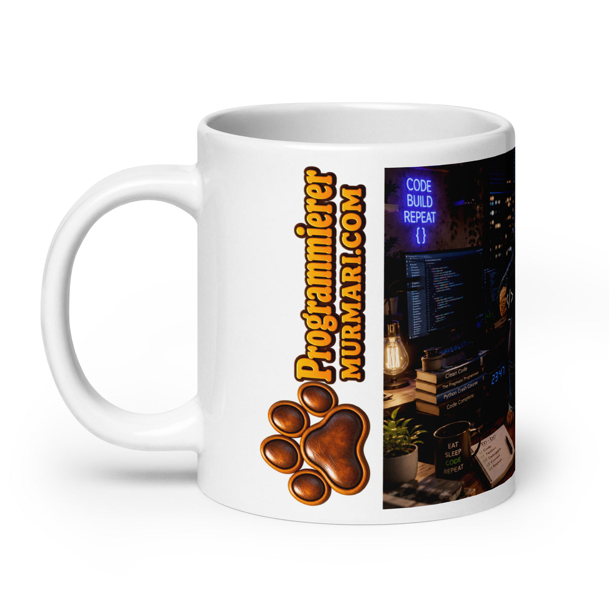Programmierer Geschenk – Murmari Keramik-Tasse mit AR-Motiv