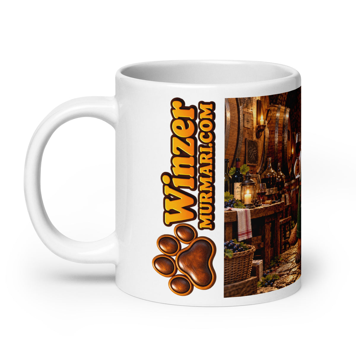Winzer Geschenk – Murmari Keramik-Tasse mit AR-Motiv